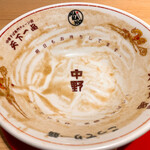 天下一品 - 【2022年01月】納豆ラーメン＠900円 (麺固め、スープ多め＋100円）合計1,000円、完食♡。