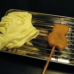 Gyuukushi Sakaba Gori Kushi - 串カツ　豚ロース、ソースは２度漬け禁止です