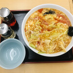 湯の泉　東名厚木健康センター - 料理写真:トマト酸辣湯麺１辛　１１７０円