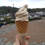 天領の里 売店 - 良寛コーヒーソフトクリーム  450円