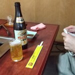 焼肉家東貴 - ビール中瓶550円