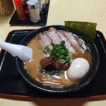 Hananokura - 特製鶏白湯醤油（魚介系）ラーメン 1200円