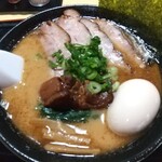 華乃蔵 - 特製鶏白湯醤油（魚介系）ラーメン 1200円