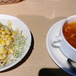 PAL - ミニサラダ&オニオントマトスープ