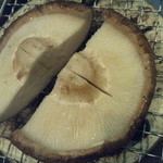 魚山亭 - 凄い香ばしい炭焼き椎茸