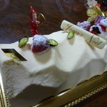 ブロンディール - クリスマスケーキ２０１２　Buche de noel （blanc） ブッシュ・ド・ノエル（ブラン）