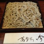 蕎麦きり吟 - セイロ！蕎麦きらきら(^^♪