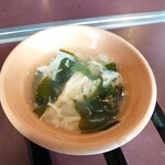 千里香 - ワカメと玉子のスープ