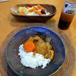 saji - カレーライス  と サラダに ～～saji ～♪