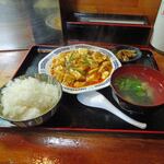 阿信 - 麻婆豆腐定食700円