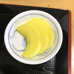 呑みめしや いっぷく - たくあん