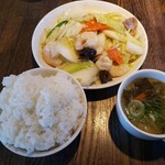 Kotora bou - 海鮮ランチ八宝菜2022.01.07