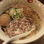 拉麺阿修羅　颯 - 味玉胡麻ラーメン