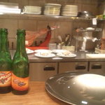 【2012年12月追加フォト】ノンアルコールの葡萄ジュースとカウンター