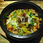 京やきにく 弘 - 石焼きガーリックライス(630円)
      