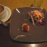 LAPLACE SONO - ランチのサラダとスープ
