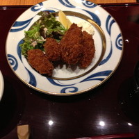 銀座　遠音近音 - カキフライ定食