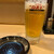とり乃屋 - 生ビール