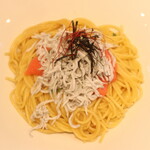 Doggu Deputo Purasu Kafe - しらすと明太子のパスタ