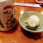 ほかけ寿司 - ランチセットのアイスクリーム