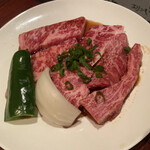 焼肉酒房 伽耶 - 宮崎牛カルビ