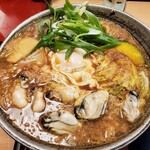 ばんどう太郎 - 期間限定 カキの味噌煮込みうどん