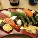 Sushi Masa - ランチのにぎり（大盛）