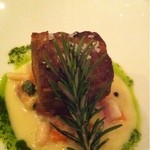 リストランティーノ ルベロ - 前菜２：コッパ　じゃがいものピュレと共に　