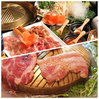 焼肉と薬膳スープ鍋が同時に味わえる、タイ式焼肉『ムーガタ』