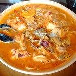 パスタ アルデンテ - 料理写真:魚介類のトマトソース