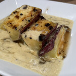 赤白 - サツマイモのトリュフクリームソース