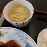 中国料理 富美 - 卵スープ