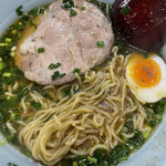 ラーメンショップ 力屋 - パート１のスープは醤油。