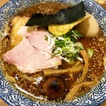 らーめん森や。 - はるゆたからーめん(味噌)、訳あり味付玉子の訳ありトッピング