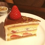 イロドリ - ストロベリーショートケーキ チョコレートがけ