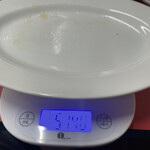 マルシン飯店 - 餃子　差し引き　121.5g
      食べた　合計　2574.5g