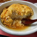 マルシン飯店 - もう一度　餡を足します(^^)