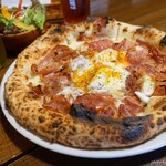 Fam Purasu Zero - 2021年6月　炙り生ハムと半熟卵のPIZZA【税抜1850円】