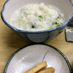Kimitsu - 七草粥はオカアサンからのサービス 漬物も美味い！