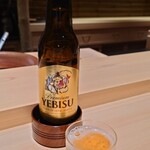日本料理 柳燕 - ヱビスビール小瓶