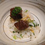 日本料理 柳燕 - 和牛の時雨煮で