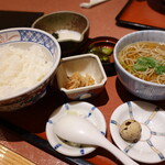 そば処丸松 - とろろ飯セット（¥970税込み）