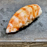 鮨 心白 - こんなに旨い車海老を2貫タベラレルワイフは幸せ者だｗ