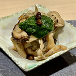 鮨 心白 - 牡蠣の魚醤炊き　いしるで牡蠣を炊くなんて美味し過ぎて掟破りじゃないの？ 