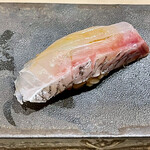 鮨 心白 - 身が厚くて旨味が強い真鯛　ジャンケンって思った通りにならないよねｗ