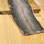 鮨 心白 - わ何これ！天然鰻？寿司屋で出てくるんだね〜！