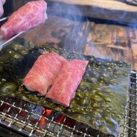 牡蠣の松阪牛サーロイン巻きを昆布焼きに/1個