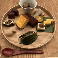 HIGASHIYA GINZA - 二の盆・三の盆がワンプレートなって提供されました