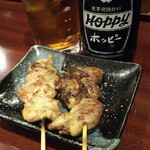 ごきげん酒場 ひょっとこ - せせり、ハツ