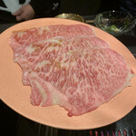 北海道焼肉 北うし - びえい和牛サーロイン焼きすき